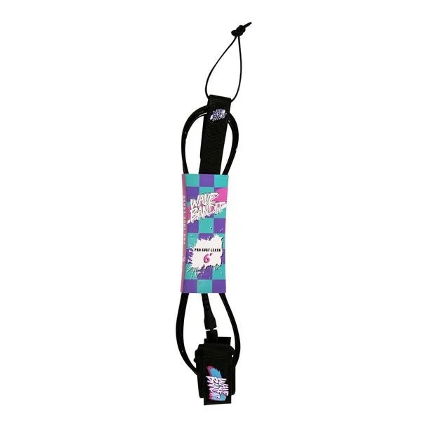 Board Wall Mount -Wave Bandit 6' Surfboard Leash