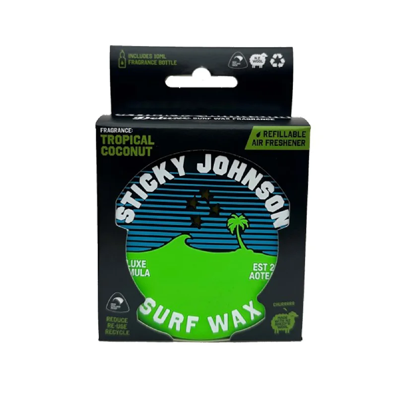 Surfboard Trolley -REFILLABLE AIR FRESHENERS - TROPICAL COCONUT