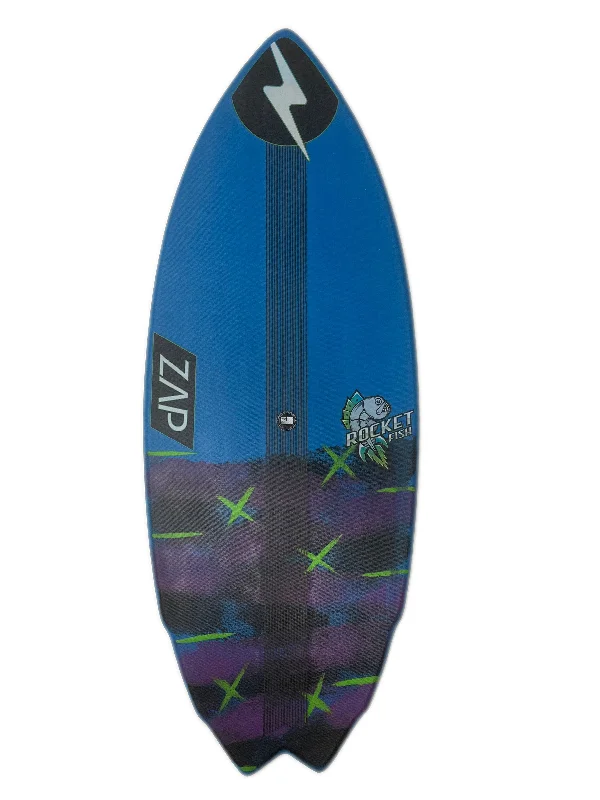 Foldable Surfboard -Zap 55" Rocket Fish(Blue/Purp)