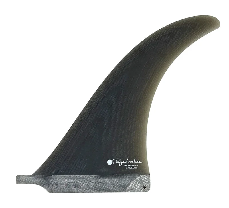 Surfboard Carriers -True Ames Beamish Storm Rider Fiberglass Single Fin-Smoke-7.75"