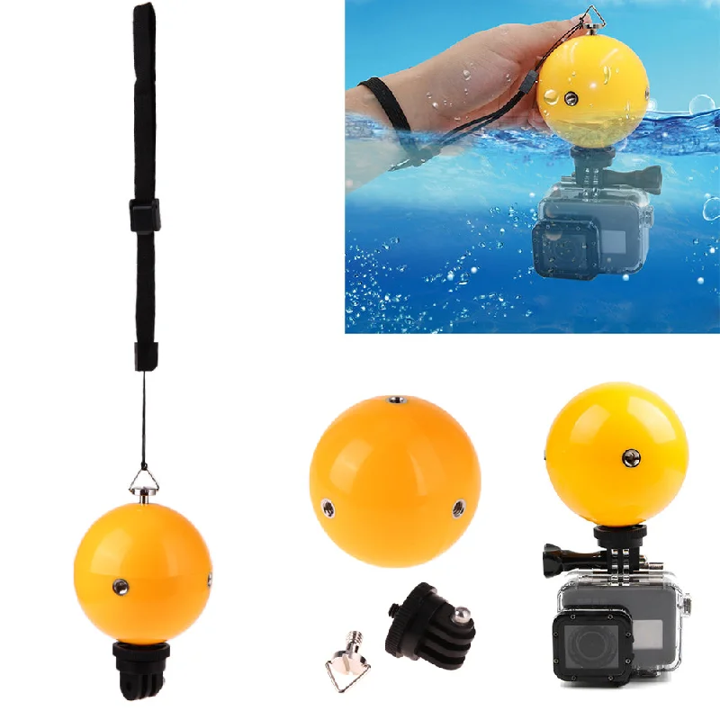 Surfboard Bag -8cm Mini Floating Ball Camera Floating Ball with Hanging lanyard Underwater Diving Surfing ball for Gopro Hero 3/4/5/SJcam