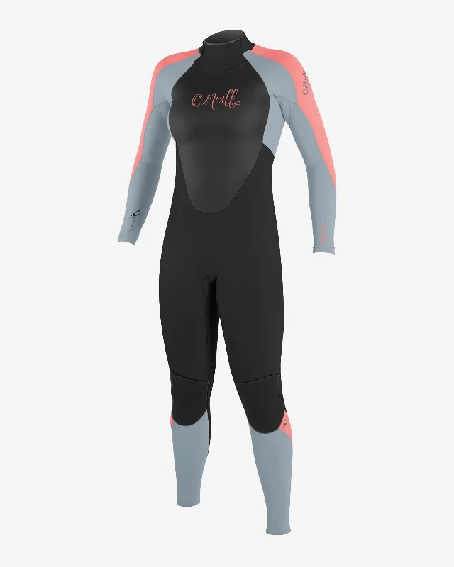 Surfboard Fin Box -Women's Epic 3/2MM Back Zip Full Wetsuit