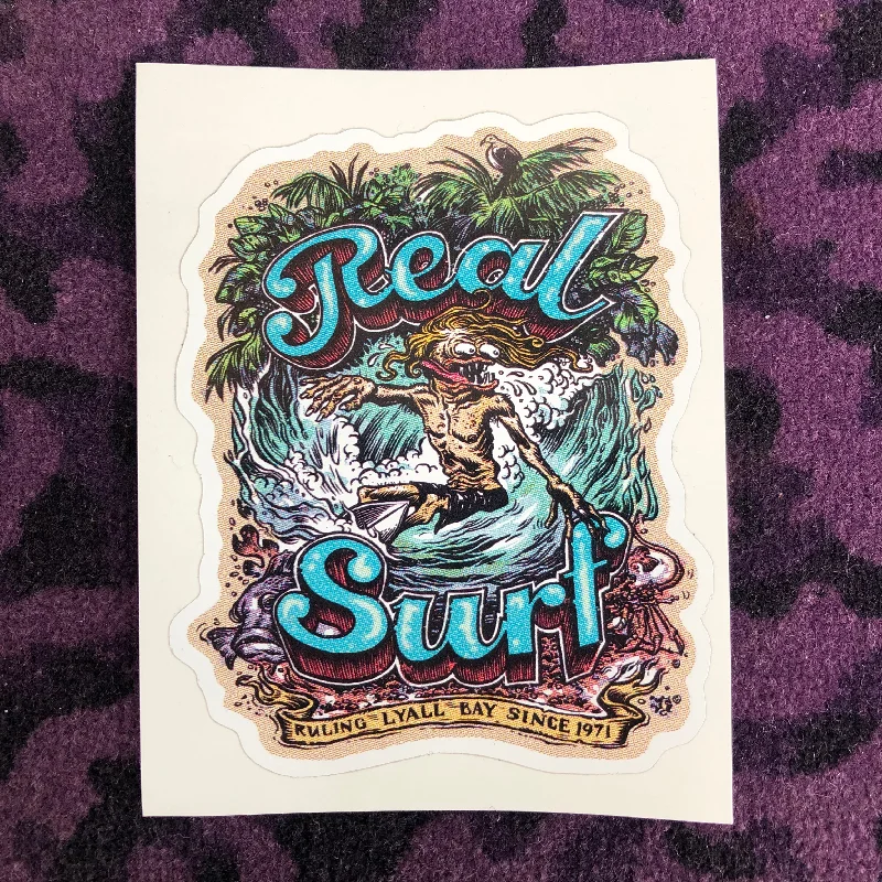 Full Sleeve Rash Guard -REAL SURF OG STICKER A6