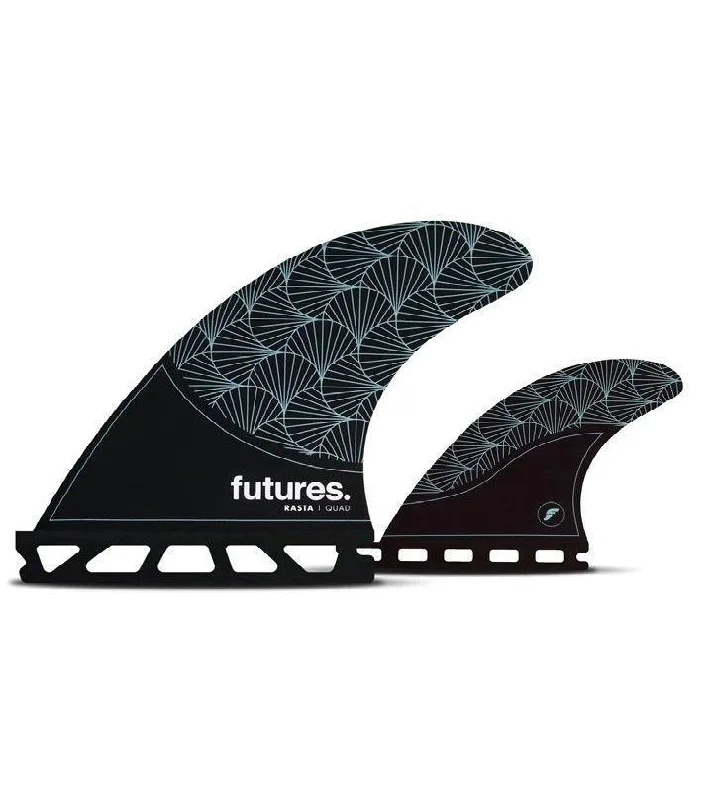 Surfboard -Futures Rasta Quad Fins