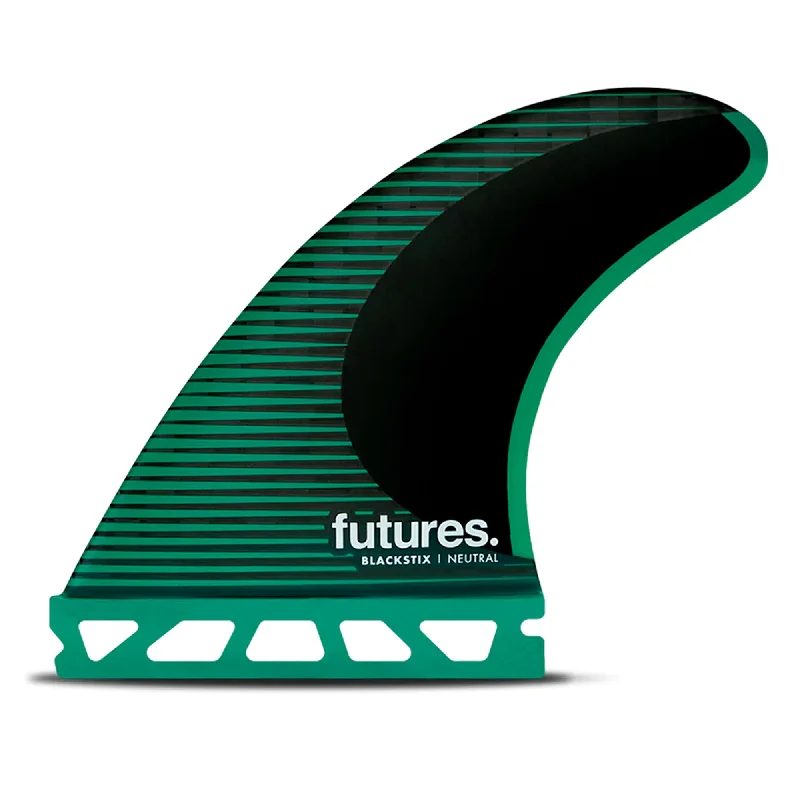 Surfing Gear Bag -Futures F6 Blackstix Tri Fin Set - Medium/Green