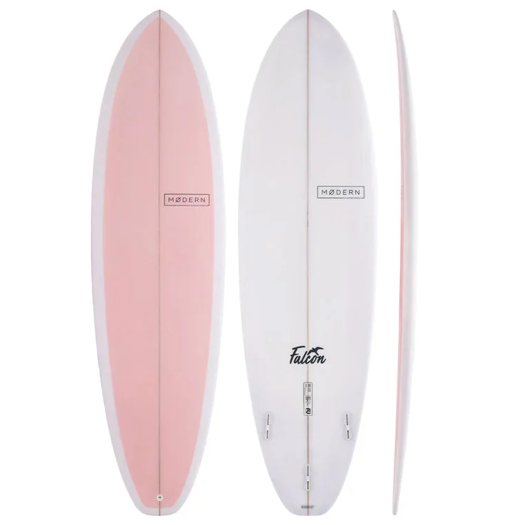 Surfboard Hitch Rack -MODERN FALCON 6'8" PU CANDY PINK FCS II 43L