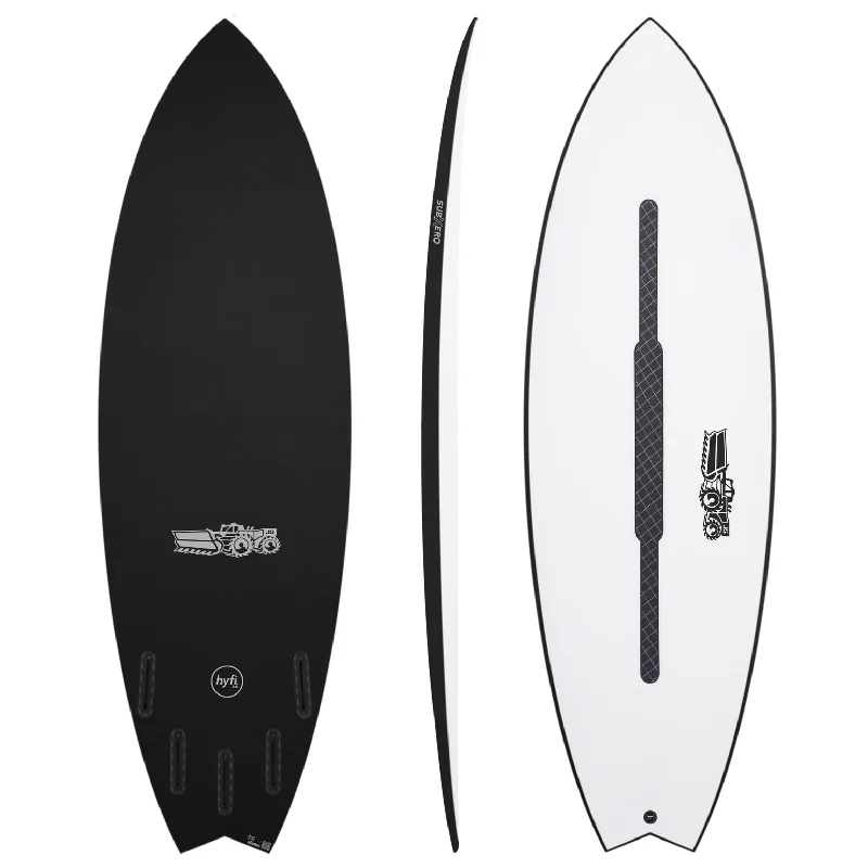 Surfing Hat -JS Industries - Sub Xero 5'8 HYFI 3.0 Futures X5 Fins