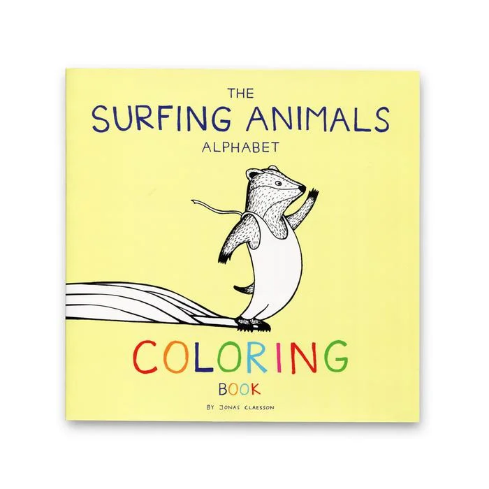 Hybrid Surfboard -The Surfing Animals Alphabet Coloring Book