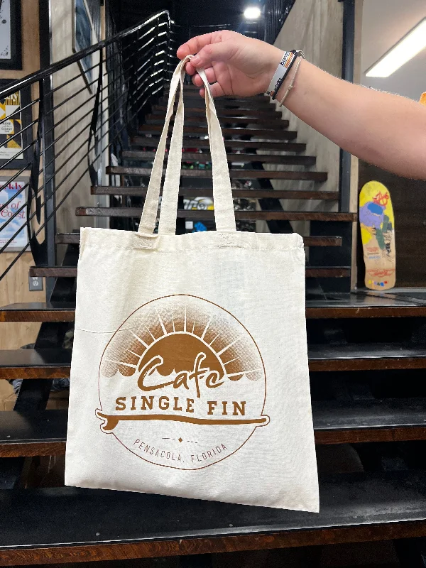 Surfing Gloves -WBZ / Cafe Single Fin Tote Bag