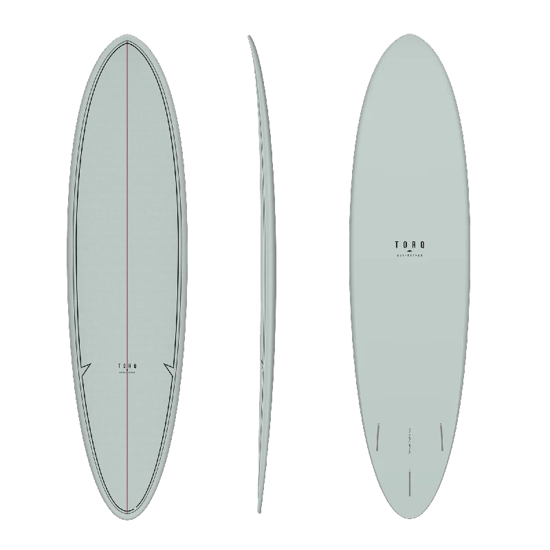 High-Performance Surfboard -TORQ TET MOD FUN CLASSIC GREY 7'2" 47.2L 2025