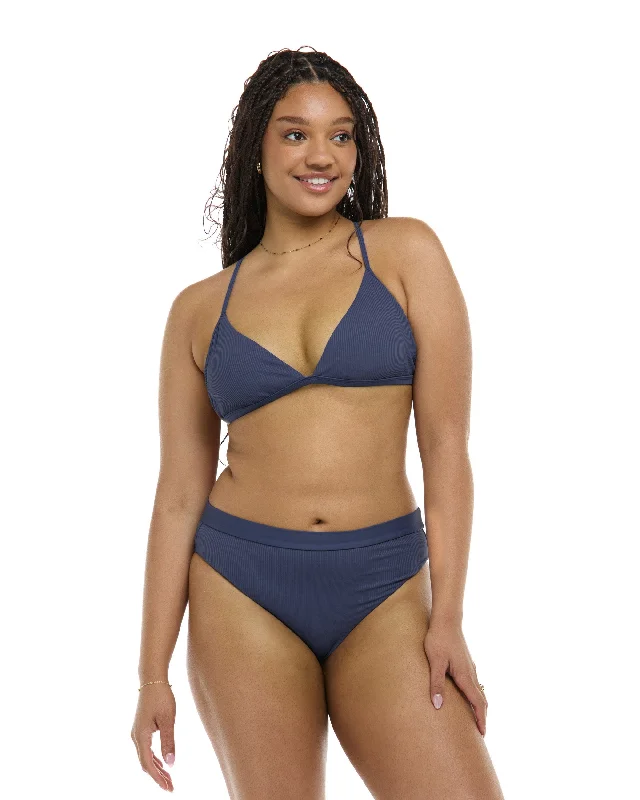 Surfboard Bag -Ibiza Evelyn Fixed Triangle Bikini Top - Dusk