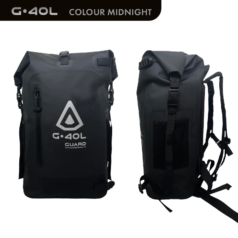 Surfboard Bag -GUARD® G.40L 100% Waterproof Surfing Backpack - Midnight