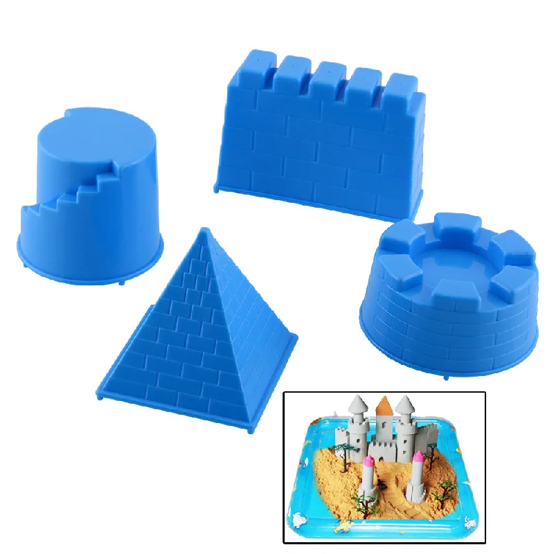 Board Wall Mount -New Fantasty Portable 4pcs Castle Sand Toys Pyramid Sandcastle Sand Pit Water Toy Make Children Happy