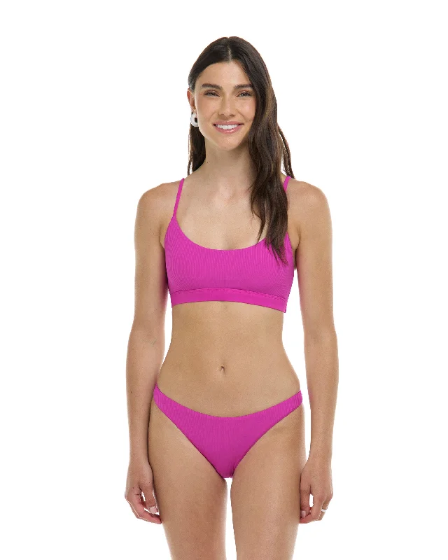 Soft-top Surfboard -Ibiza Aro Bralette Bikini Top - Fuchsia