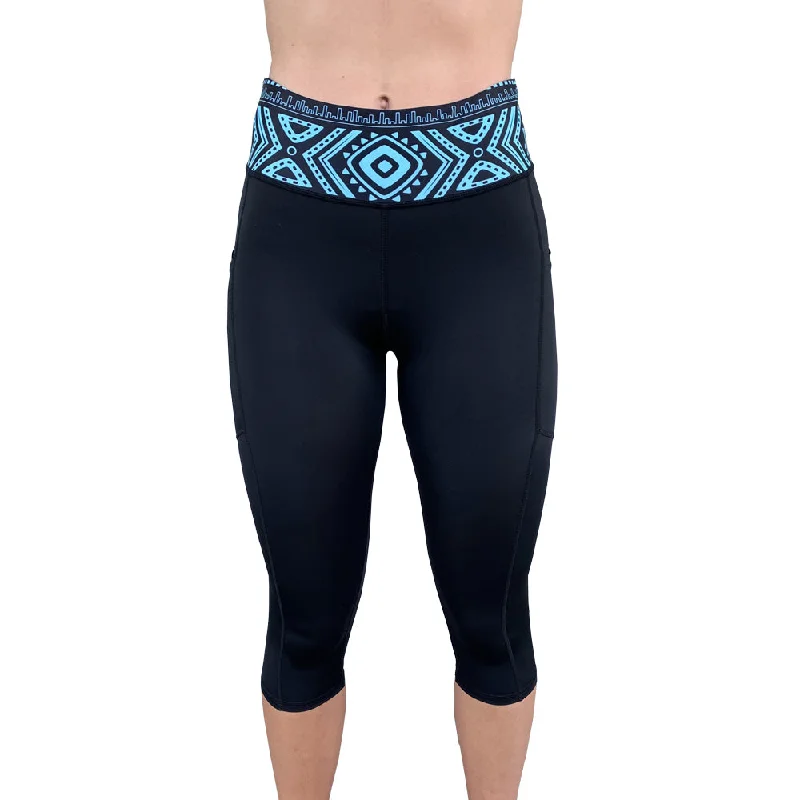 Surfing Jacket -Active Paddle 3/4 Womens Leggings