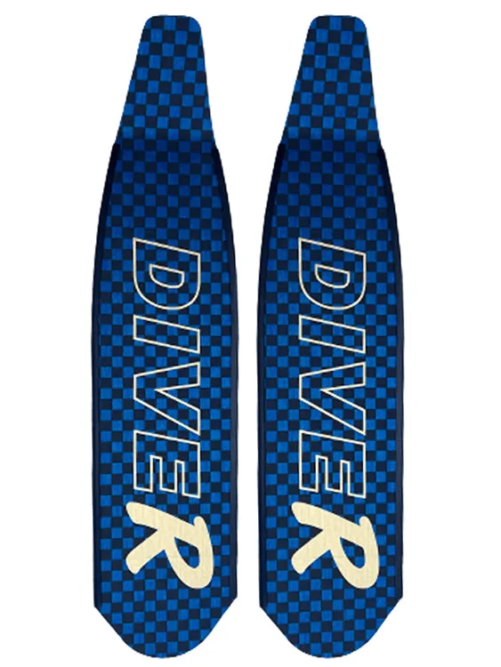 Surfing Socks -DiveR Freediving Fin Blades - Hypetex Blue Knight