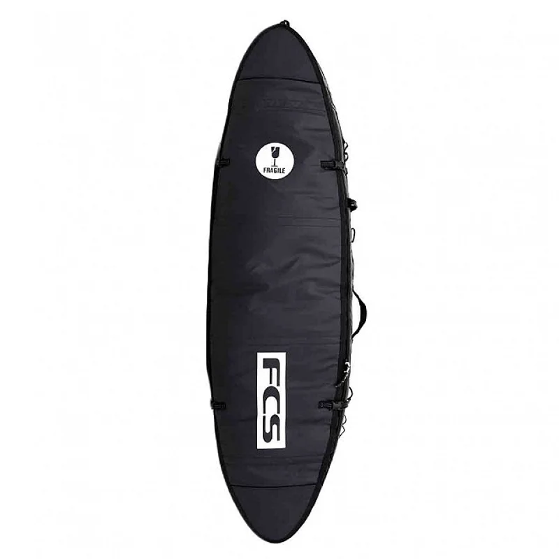 3mm Wetsuit -FCS Travel 2 Funboard Surfboard Bag - Black