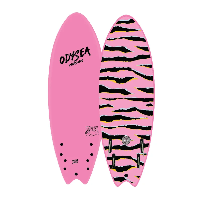 Surfboard Fins Set -2023 Odysea SKIPPER PRO JOB QUAD | Hot Pink