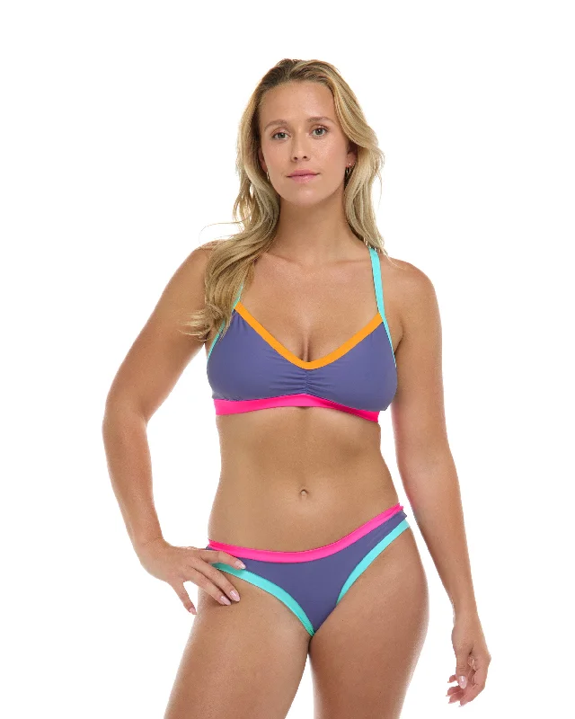 Inflatable Surfboard -Vibration Drew D-F Cup Swim Top - Iris