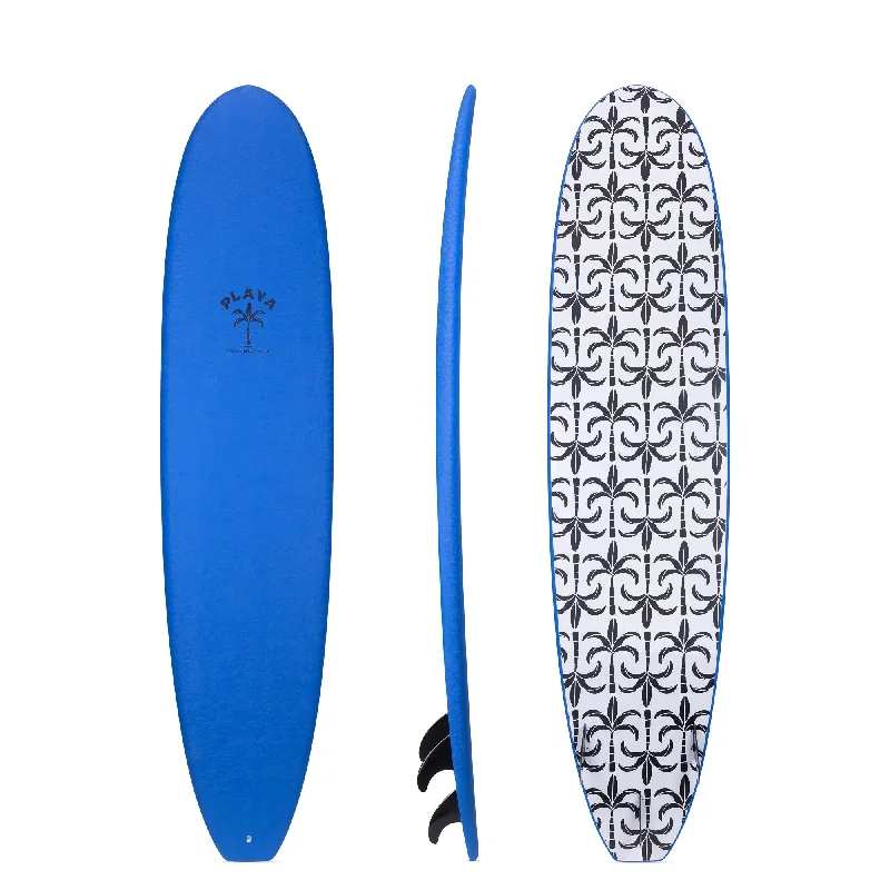 Soft-top Surfboard -8' Playa Foamie Longboard (Blue)