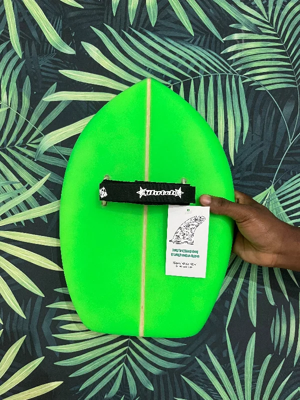 Surfboard Traction Pad -Hutchison Handcrafted Hand-Plane Lumo Green HG0148-53