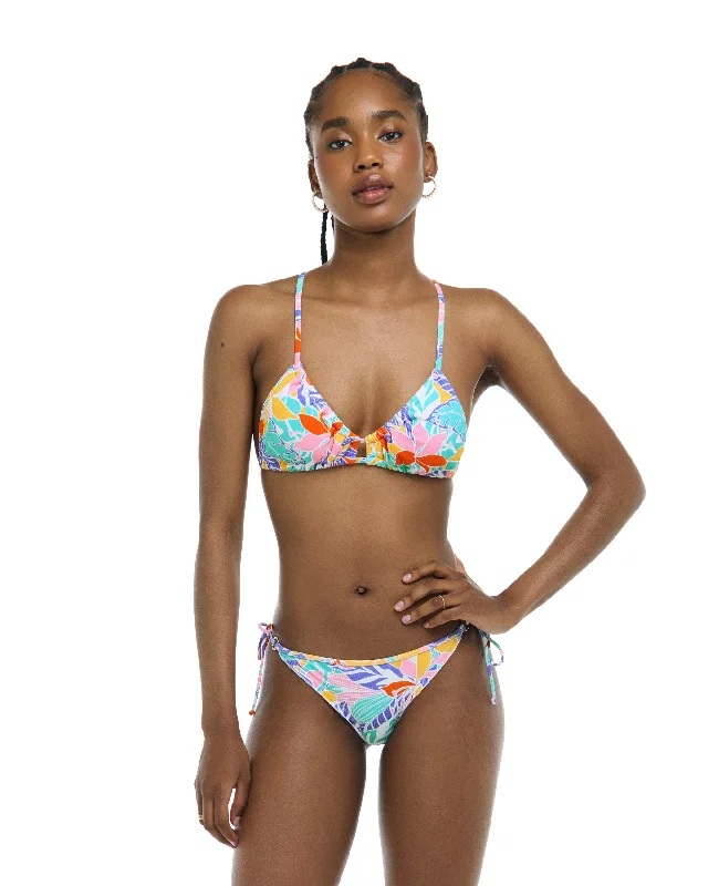 Paddle for SUP -Floret Kenna Triangle Slider Bikini Top - Multi / Floret