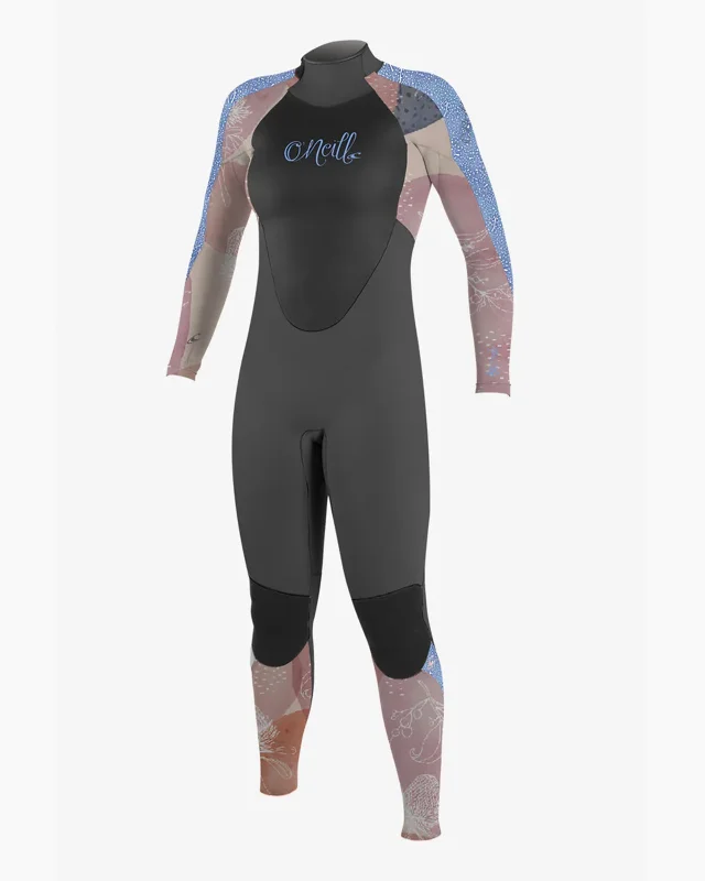 Surf Wetsuit Jacket -Women's Epic 3/2MM Back Zip Full Wetsuit