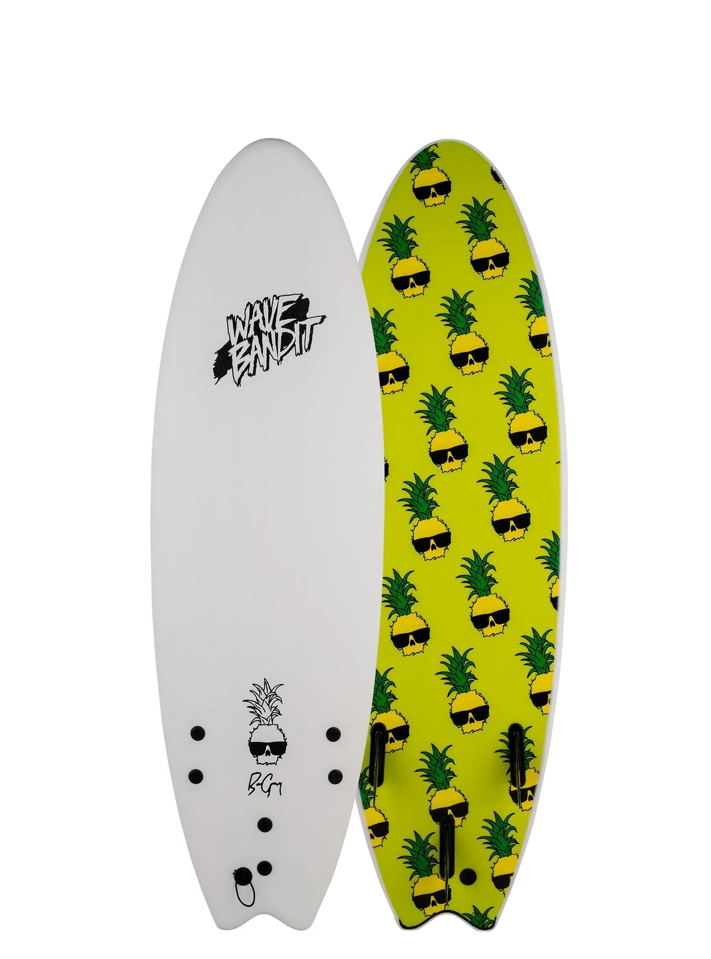 Surfboard Cleaning Kit -BEN GRAVY PERFORMER 6'0" TRI- WHITE 18