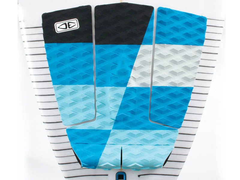 Custom Surfboard -Ocean & Earth Owen Wright Tail Pad Blue