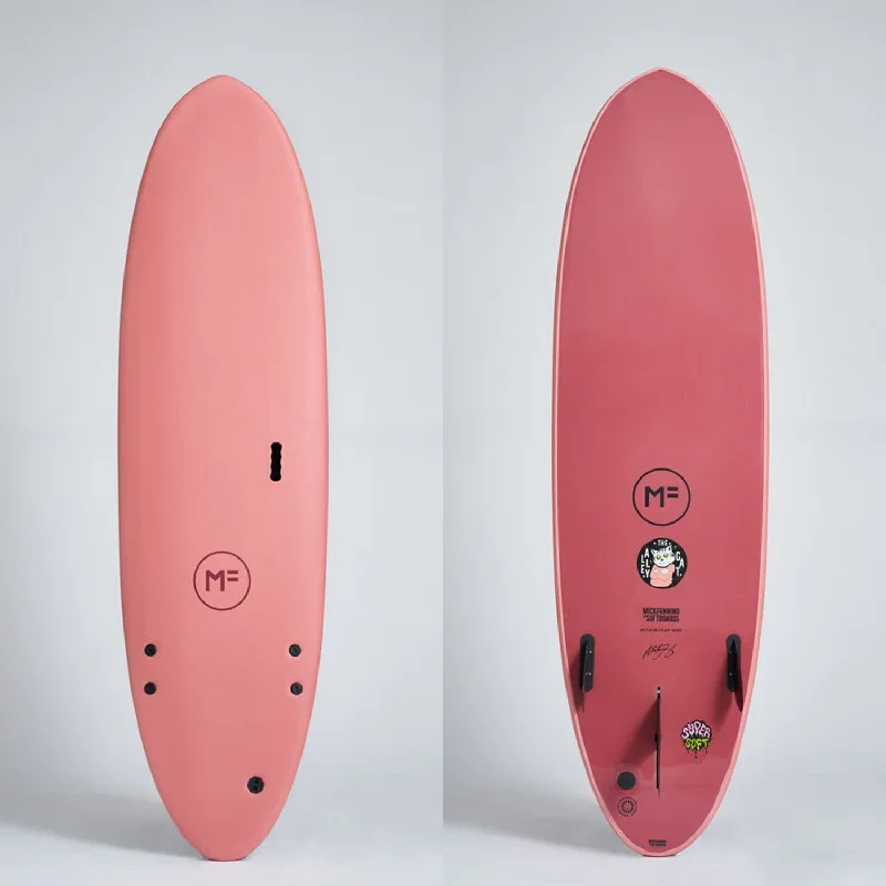 Paddle for SUP -MICK FANNING ALLEY CAT 7'6" SUPERSOFT 52.24L - CORAL/MERLOT