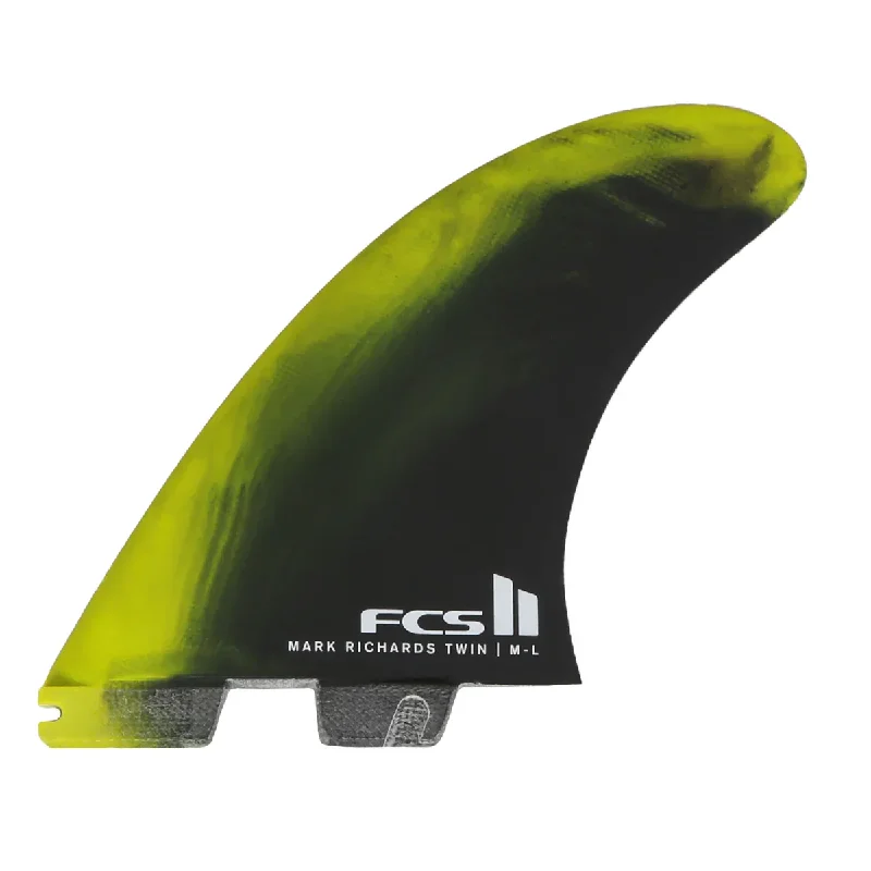 Soft-top Surfboard -FCS II MR TWIN + STABILISER PC M-L - CYBER LIME