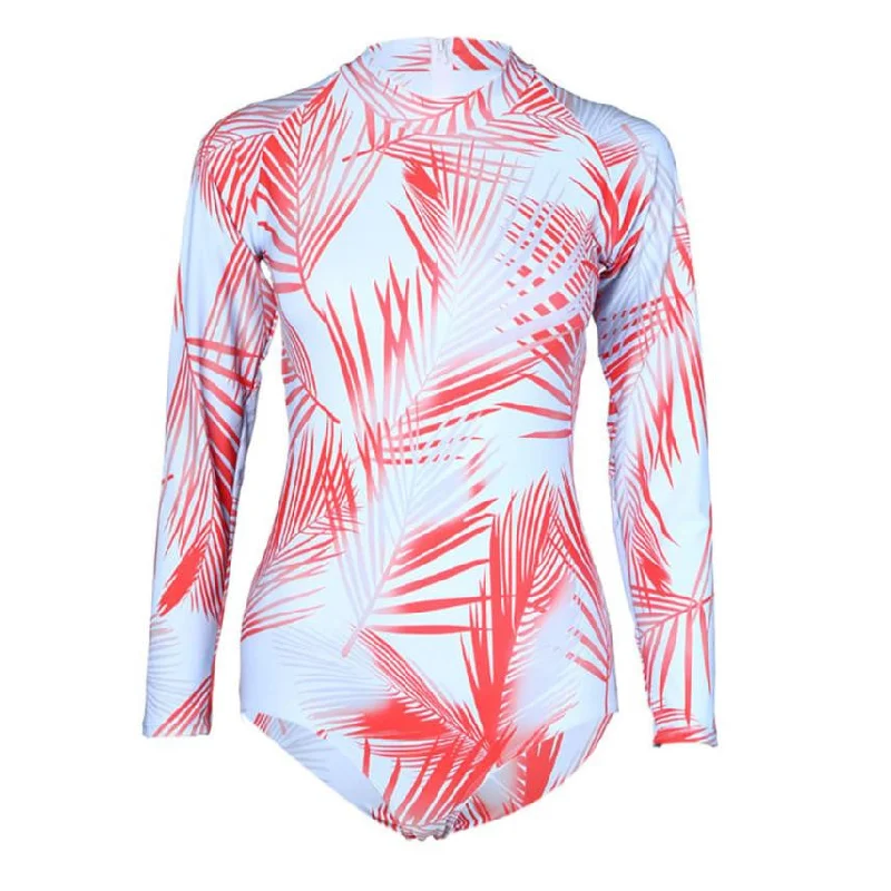 Waterproof Phone Case -2017 Women Set Sunscreen Surfing Suit Push-Up Padded long sleeve Waterproof Print Bra Swimsuit #E0