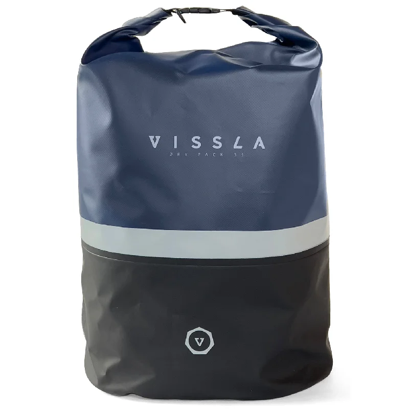 Surfboard -Travel Luggage - Vissla 7 Seas 35L Dry Backpack - Midnight