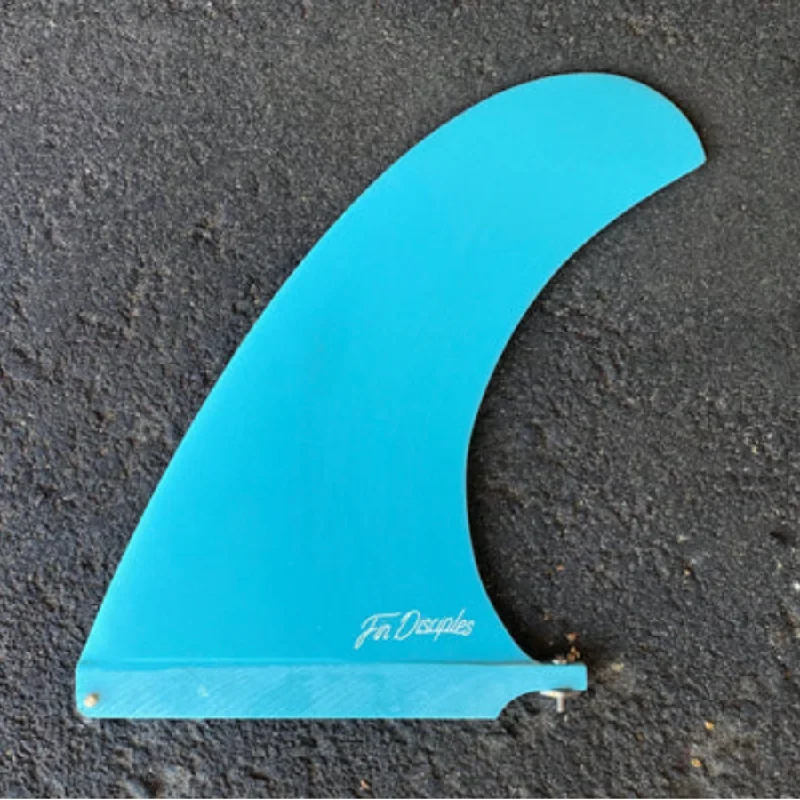 Surfing Hat -Fin Disciples - Light Blue Noserider Fin - 9.75"