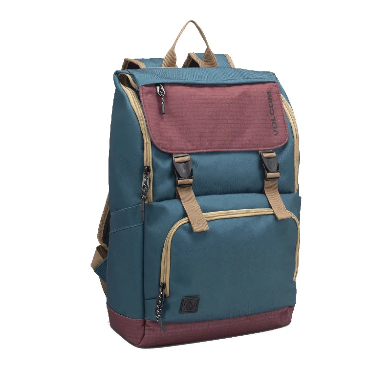 Paddle for SUP -Volcom Charter Fold Over Backpack - Merlot