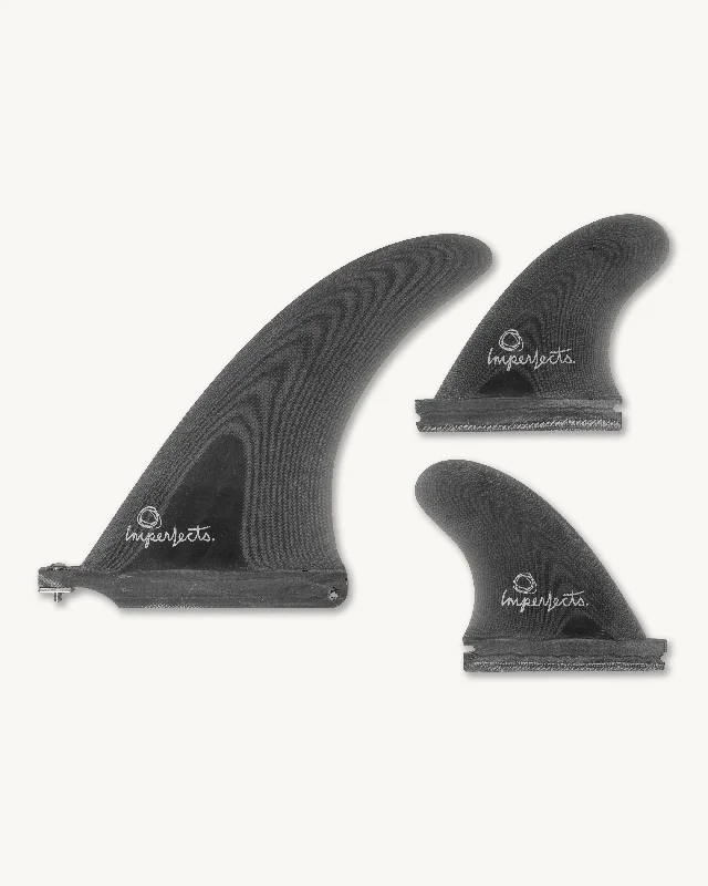 Surfboard Fins -Incredible Yolk 2+1 Fin Set in Smoke