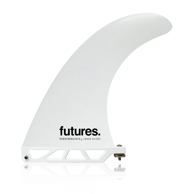 Beach Cooler -Futures 8" Thermotech Performance White Single Fin