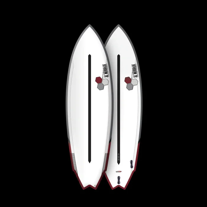 Surfboard Nose Protector -CHANNEL ISLAND TWIN FIN DUAL CORE 5'8 FCS II EPOXY