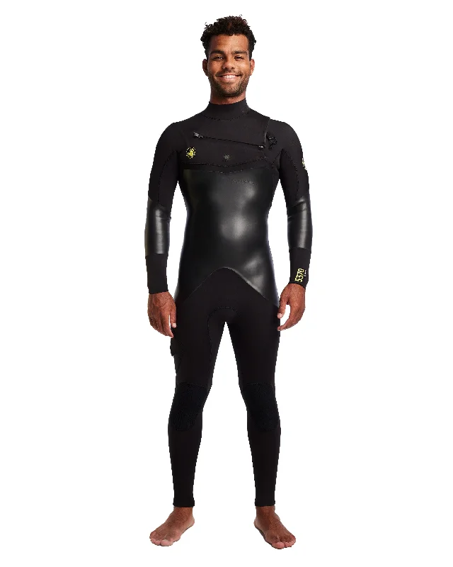 Wetsuit Hood -Men's 5370 4/3mm Chest Zip Fullsuit - Black