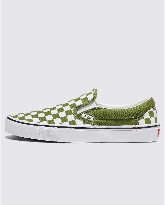 Surfing Jacket -Vans Slip-On Color Theory Checkerboard Pesto