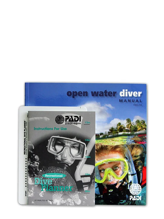 Surfing Neck Strap -PADI Course Manual: Open Water Diver Course w/ eRDPML or RDP Table