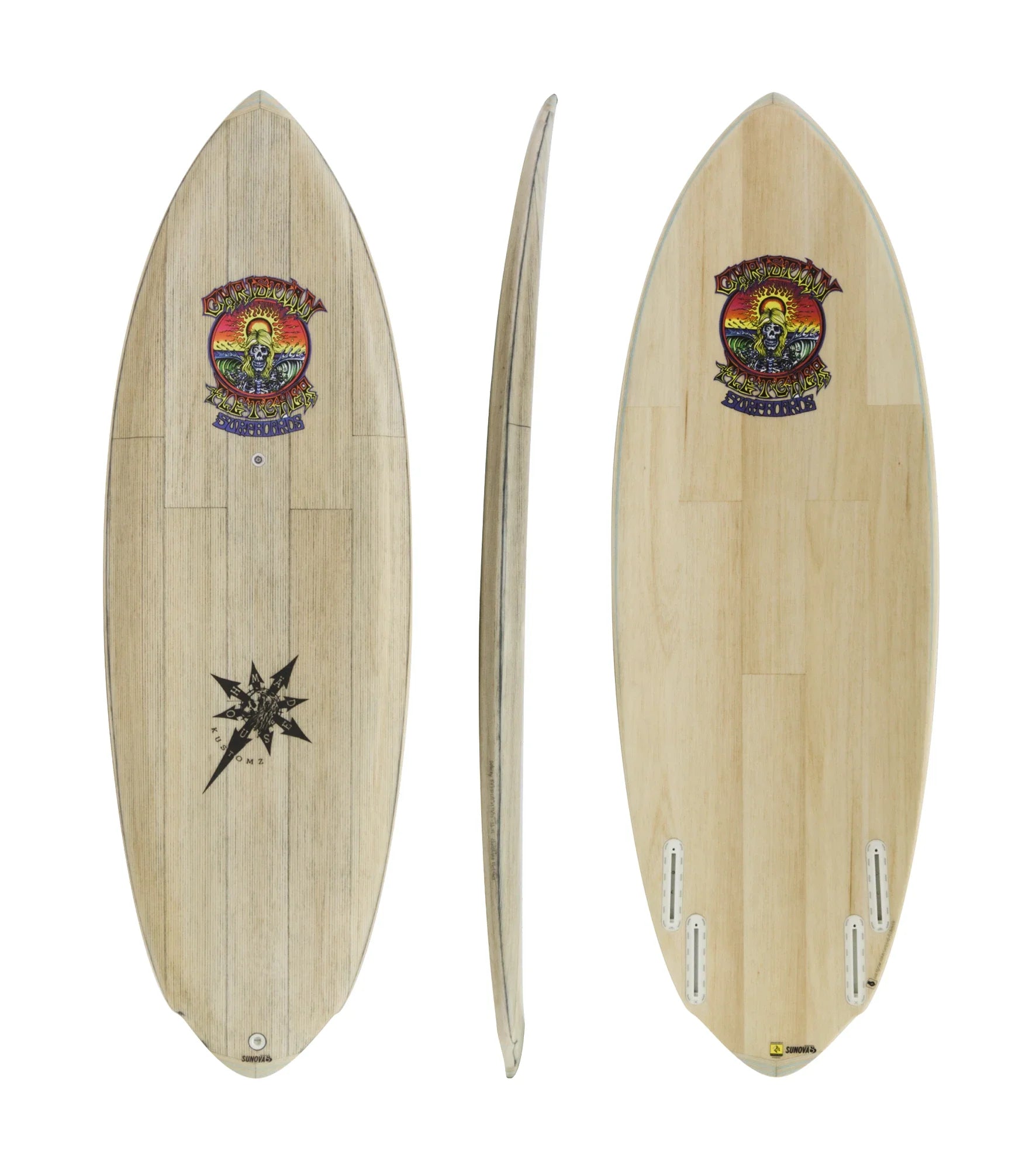 Paddle for SUP -Sunova Doheny CF Morphlex Team - Futures - 4 Fin