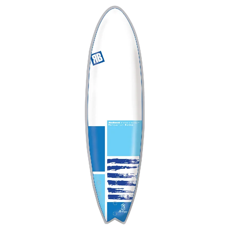 Wetsuit Hood -Redback Revolution Fish 6'6" Surfboard - Blue Graphic