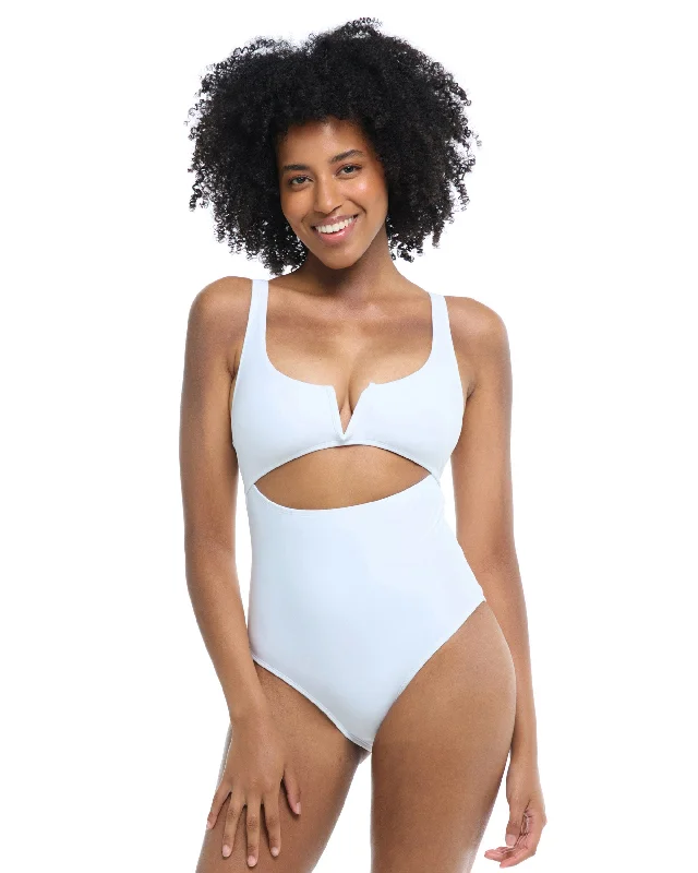 Fish Surfboard -Smoothies Eli One-Piece Swimsuit - Snow