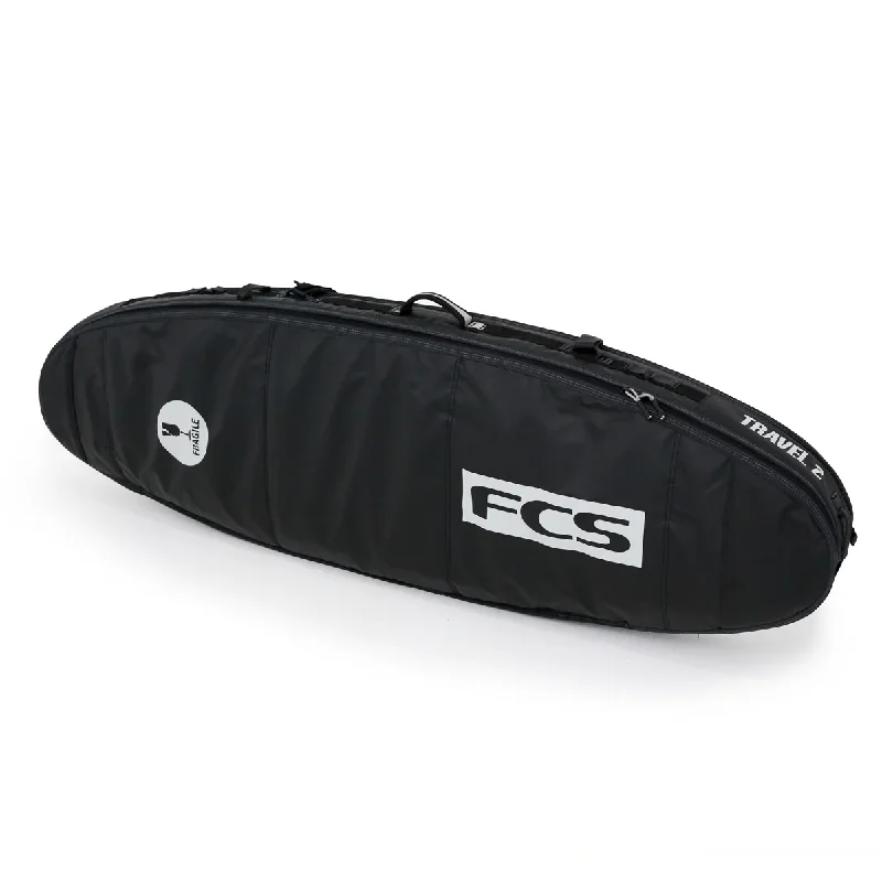 Longboard Surfboard -FCS TRAVEL 2 FUNBOARD BOARD BAG