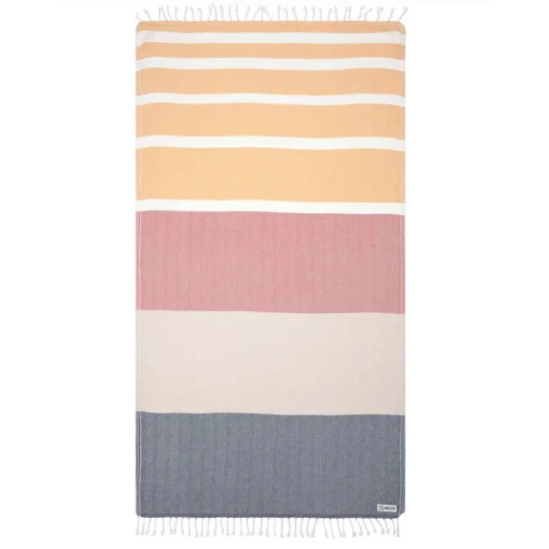 Surfboard Hitch Rack -Sand Cloud Range Stripe Dobby Beach Towel