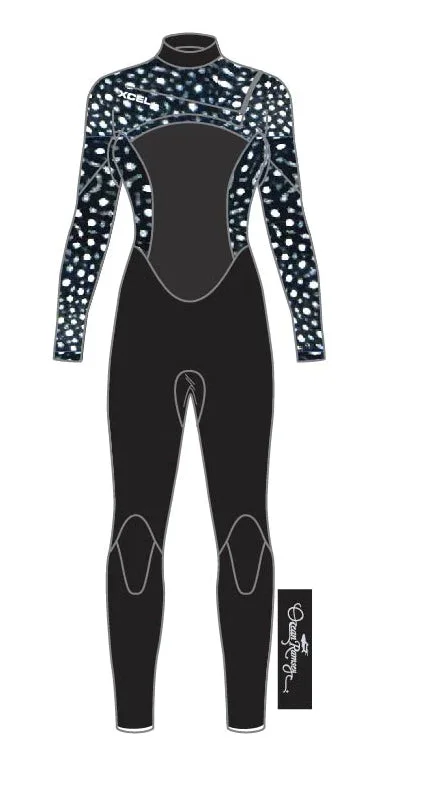 Longboard Surfboard -Xcel Womens Water Inspired Axis X 4/3mm wetsuit