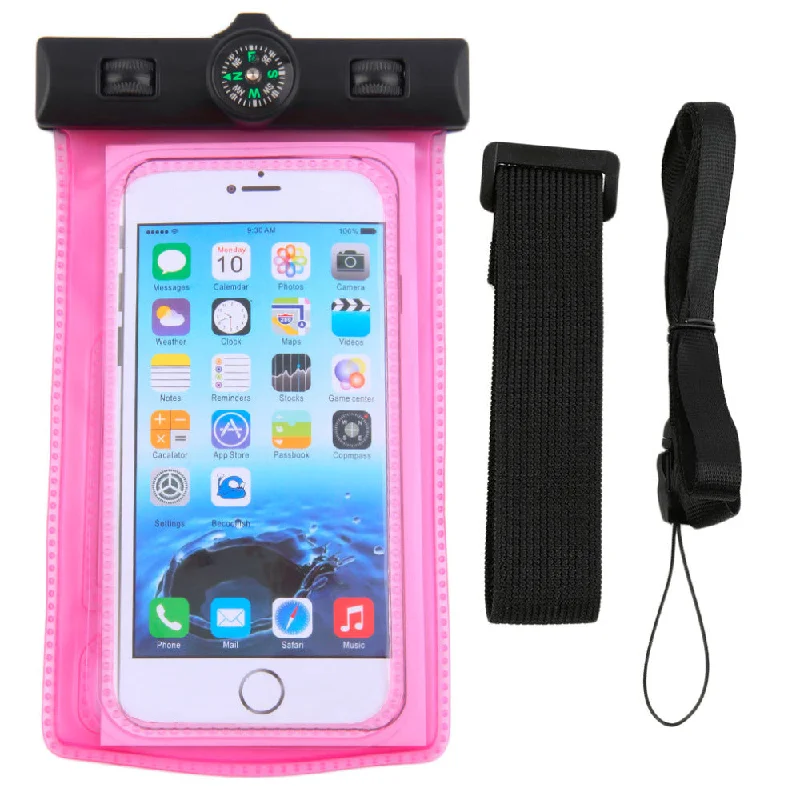 Hybrid Surfboard -Hot Selling Compass Waterproof Transparent PVC Pouch Dry Bag Case Surf bag For iPhone 6 4.7''