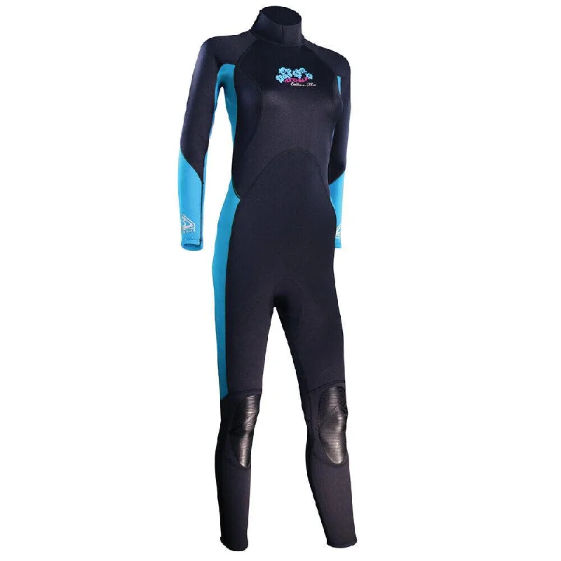 Surfing Stickers -Adrenalin Womens Wetsuit Steamer - Blue