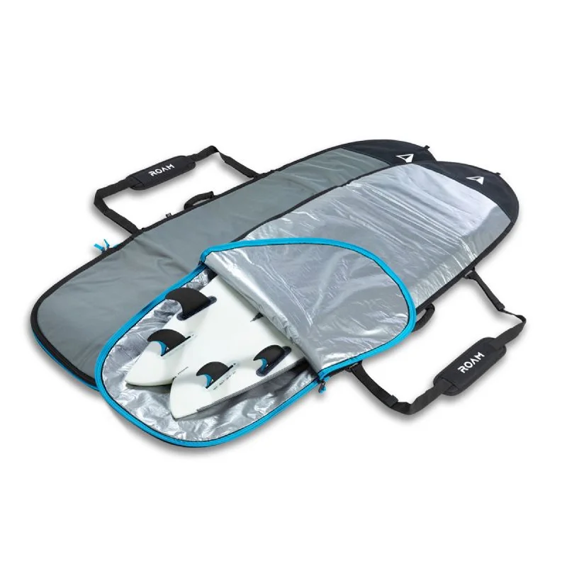 Surfboard Fins Set -Roam Daylight Plus Hybrid Surfboard Bag - Grey